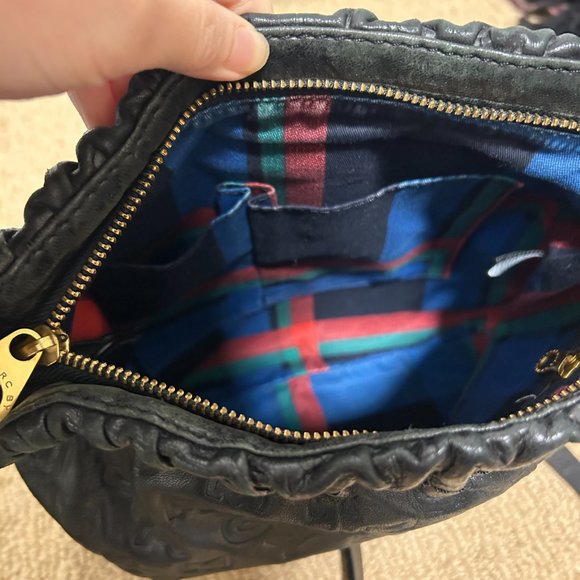 Marc by Marc Jacobs Dreamy Letter Embossed Crossbody Bag - Black leather - Picture 12 of 16